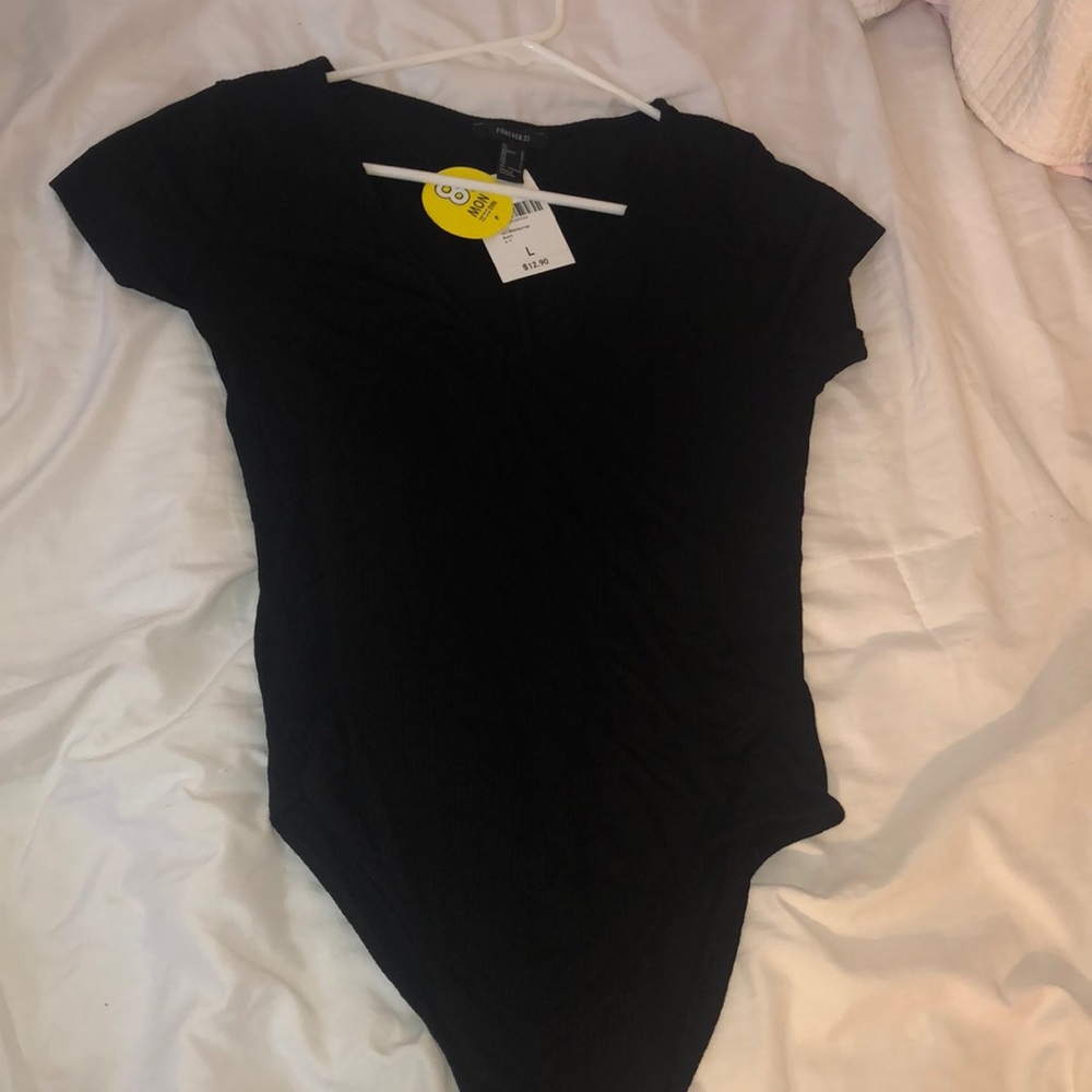 black t-shirt  body suit